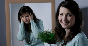 Foto mulher com Depressão Bipolar - Microfisioterapia