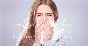 Foto mulher com Alergia Tratamento com a Microfisioterapia